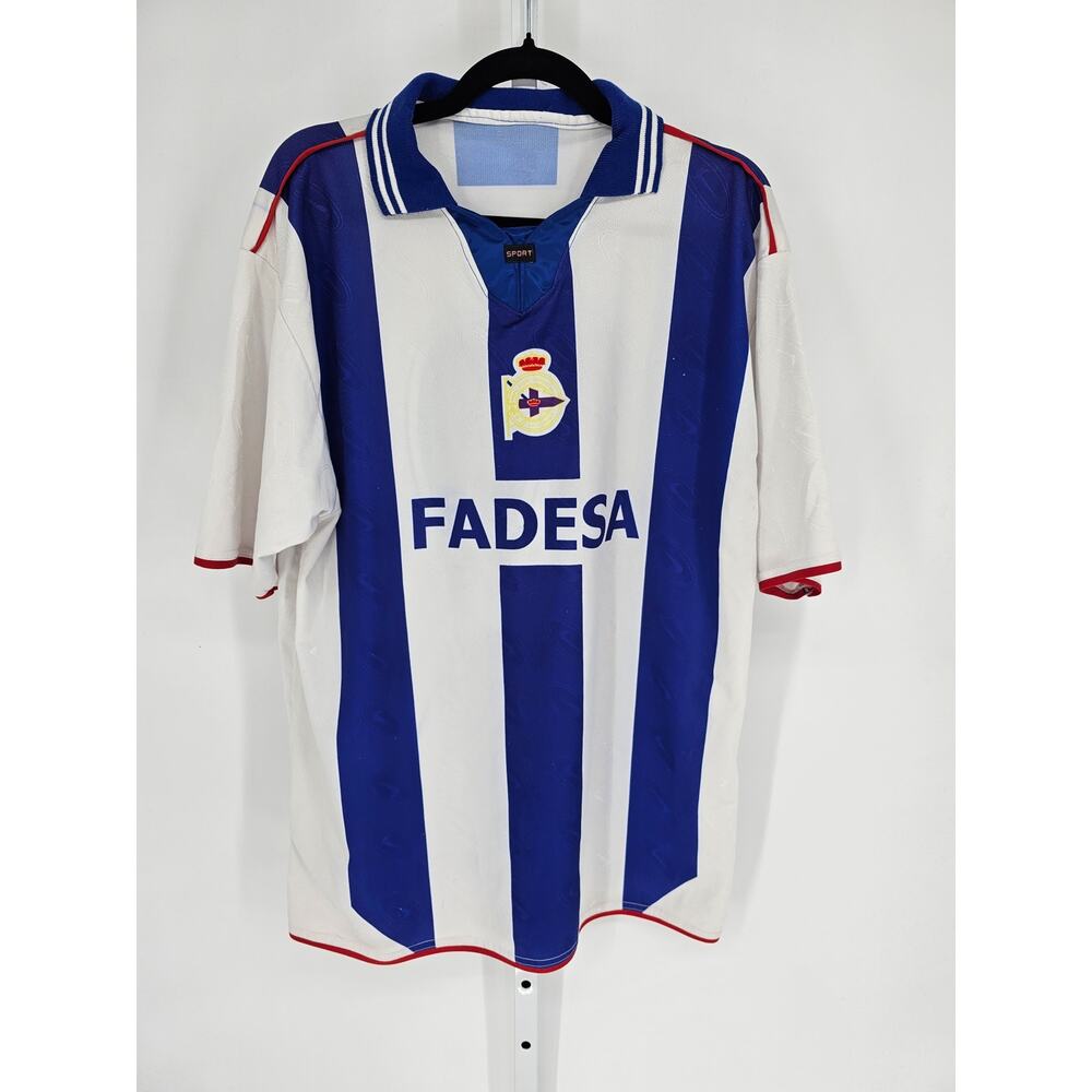 Olympus deportivo la coruña La Liga Soccer Jersey Size XL Mens